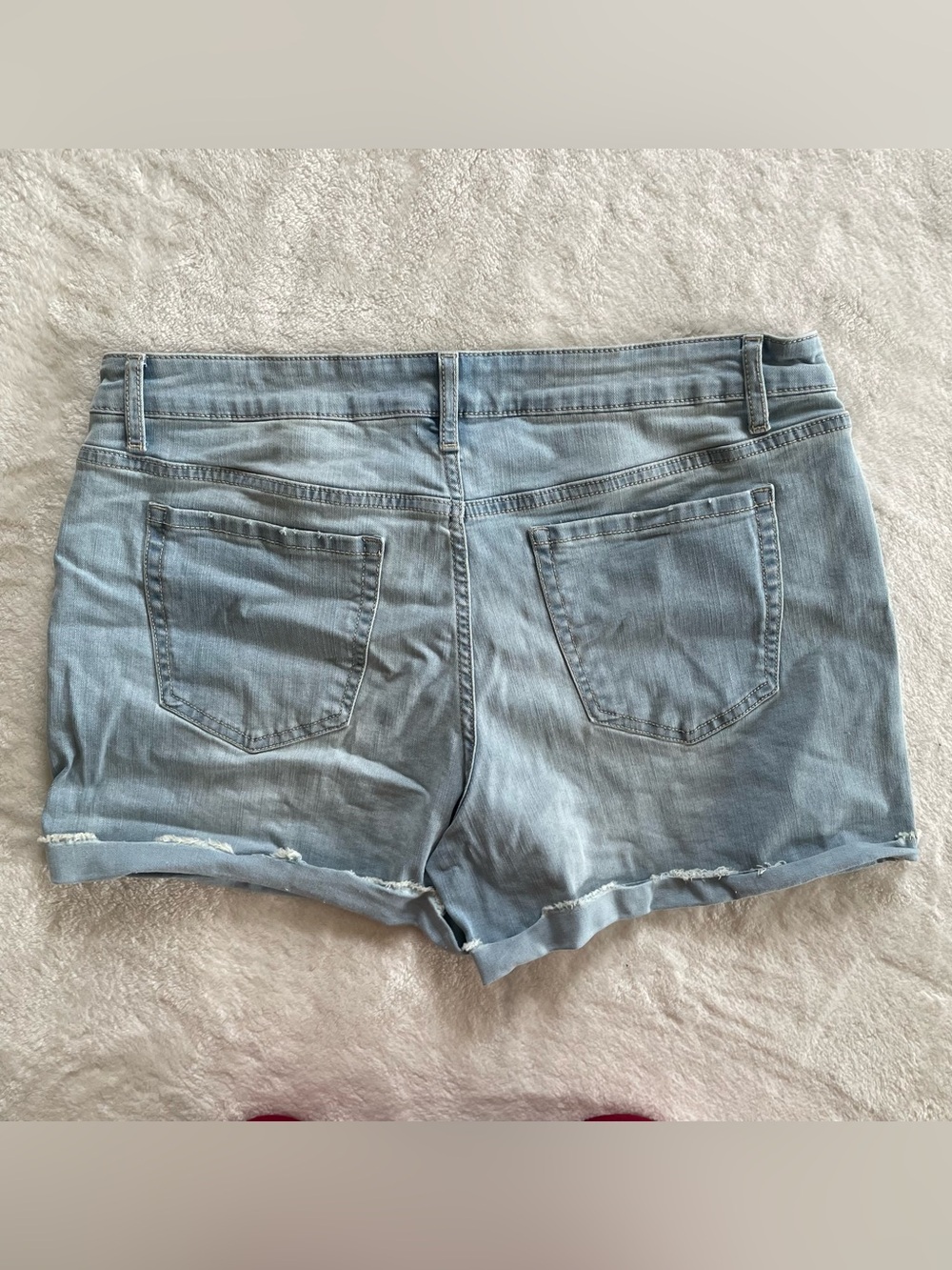 Falls Creek Light Denim Shorts size 14 - Picture 2 of 11